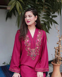 Styleloft.pk Dhanak 3PC Embroidered Dress With Embroidered Shawl 3 PIECE