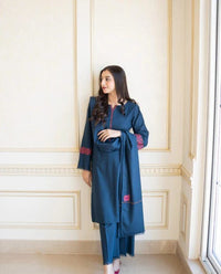 Styleloft.pk Dhanak 3PC Embroidered Dress With Embroidered Shawl 3 PIECE