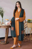 Styleloft.pk Dhanak 3PC Embroidered Dress With Embroidered Shawl SL-295 3 PIECE