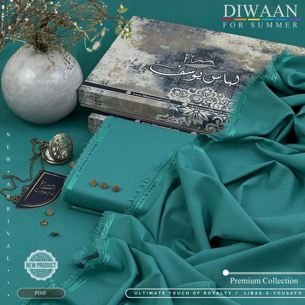 Styleloft.pk Diwaan By Libas-e-Yousuf Premium Wash n Wear Unstitched Suit for Men's 2 PIECE