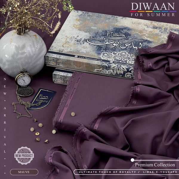 Styleloft.pk Diwaan By Libas-e-Yousuf Premium Wash n Wear Unstitched Suit for Men's 2 PIECE