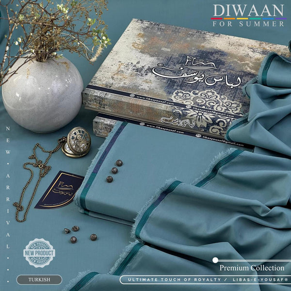 Styleloft.pk Diwaan By Libas-e-Yousuf Premium Wash n Wear Unstitched Suit for Men's 2 PIECE