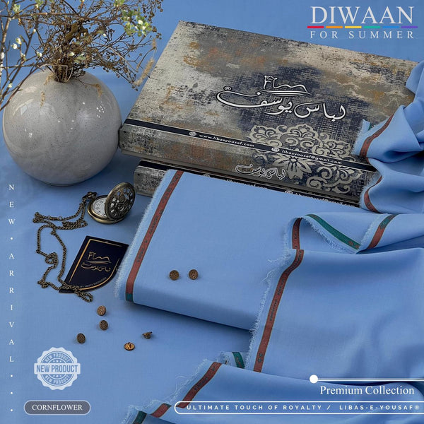 Styleloft.pk Diwaan By Libas-e-Yousuf Premium Wash n Wear Unstitched Suit for Men's 2 PIECE