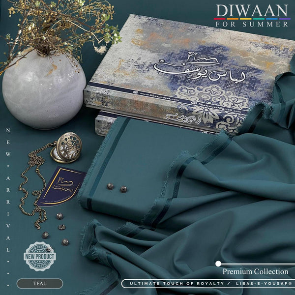Styleloft.pk Diwaan By Libas-e-Yousuf Premium Wash n Wear Unstitched Suit for Men's 2 PIECE