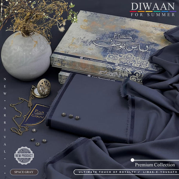 Styleloft.pk Diwaan By Libas-e-Yousuf Premium Wash n Wear Unstitched Suit for Men's 2 PIECE