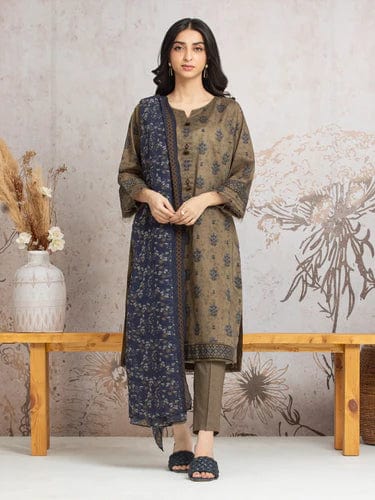 Styleloft.pk Edenrobe Unstitched Digital Printed Winter 3 Piece Suit 3 PIECE