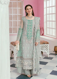 Styleloft.pk Elaf Embroidered Organza Suits Unstitched 3 Piece ECC-7 Princesa - Luxury Collection 3 PIECE