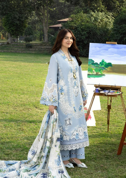 Styleloft.pk Elaf - Heavy Embroidered Dhanak 3 Piece – Luxury Winter Wear 61022 3 piece