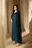 Styleloft.pk Euphoria - Azure Unstitched Embroidered Luxury Chiffon 3 Piece 3 piece