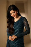 Styleloft.pk Euphoria - Azure Unstitched Embroidered Luxury Chiffon 3 Piece 3 piece