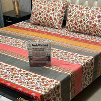 Styleloft.pk Gul Ahmed Premium Cotton King Size Bedsheet bed sheets