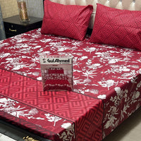 Styleloft.pk Gul Ahmed Premium Cotton King Size Bedsheet bed sheets