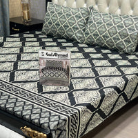 Styleloft.pk Gul Ahmed Premium Cotton King Size Bedsheet bed sheets