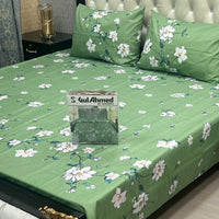 Styleloft.pk Gul Ahmed Premium Cotton King Size Bedsheet bed sheets