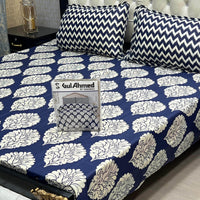 Styleloft.pk Gul Ahmed Premium Cotton King Size Bedsheet bed sheets