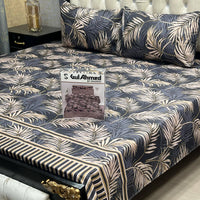 Styleloft.pk Gul Ahmed Premium Cotton King Size Bedsheet bed sheets