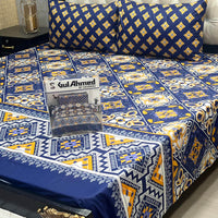 Styleloft.pk Gul Ahmed Premium Cotton King Size Bedsheet bed sheets