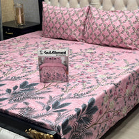Styleloft.pk Gul Ahmed Premium Cotton King Size Bedsheet bed sheets