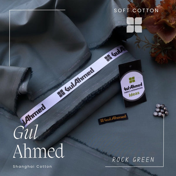 Styleloft.pk Gul Ahmed Shanghai Soft Cotton Unstitched Suit for Men's 2 PIECE