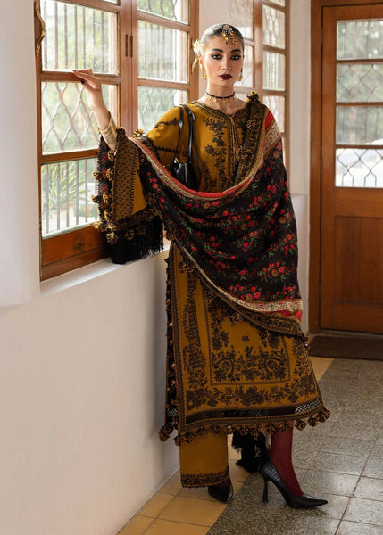 Styleloft.pk Hussain Rehar Embroidered Dhanak Unstitched 3-Piece - Saage 3 PIECE