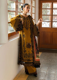 Styleloft.pk Hussain Rehar Embroidered Dhanak Unstitched 3-Piece - Saage 3 PIECE