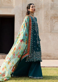 Styleloft.pk Hussain Rehar Embroidered Dhanak Unstitched 3-Piece - Saher 3 PIECE