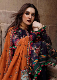 Styleloft.pk Hussain Rehar Embroidered Dhanak Unstitched 3-Piece Suit - Sophisticated Winter Look 3 PIECE