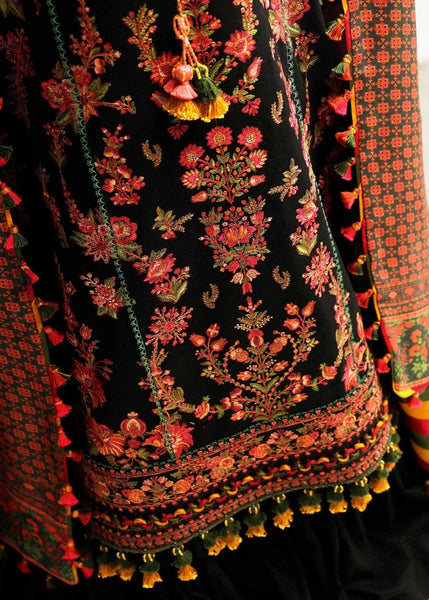 Styleloft.pk Hussain Rehar Embroidered Dhanak Unstitched Piece Suit - Luxury Collection 3 PIECE