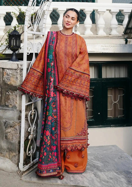 Styleloft.pk Hussain Rehar Embroidered Winter Unstitched 3 Piece Suit - Dhanak Collection 3 piece