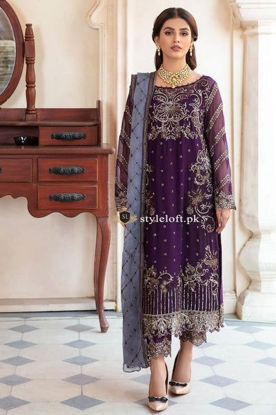 Styleloft.pk Imrozia Embroidered Lawn 3Pc Suit With Embroidered Dupatta 3 PIECE