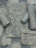 Styleloft.pk Irtiqa Ali Embroidered Organza & Net Suit Unstitched 3 Piece - Luxury Collection 3 PIECE
