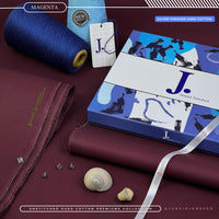 Styleloft.pk j. Silver Finished Hard Cotton Unstitched Suit for Men's 2 PIECE