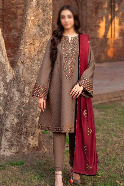 Styleloft.pk Jazmin Embroidered Dhanak Unstitched 3-Piece Suit - Winter Collection 3 PIECE