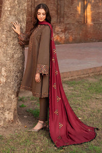 Styleloft.pk Jazmin Embroidered Dhanak Unstitched 3-Piece Suit - Winter Collection 3 PIECE