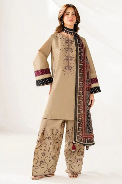 Styleloft.pk Jazmin Embroidered Dhanak Unstitched Piece Suit - Winter Collection 3 piece