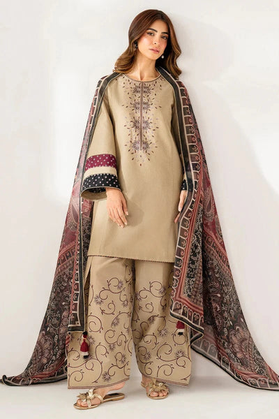 Styleloft.pk Jazmin Embroidered Dhanak Unstitched Piece Suit - Winter Collection 3 piece