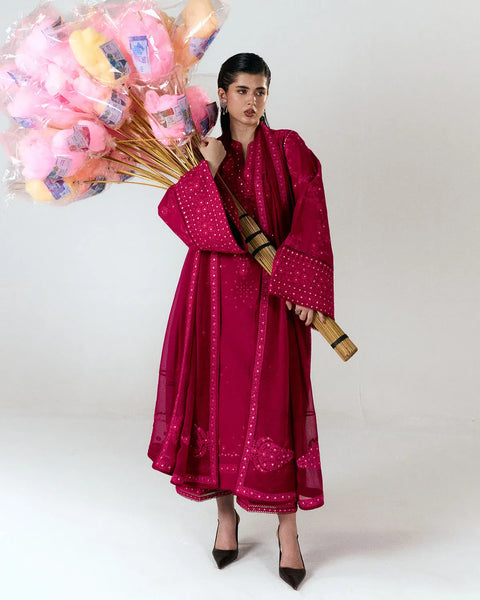 Styleloft.pk Jugnu - Heavy Embroidered Dhanak 3 Piece – Luxury Winter Wear 61021 3 piece