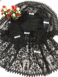 Styleloft.pk Luxury Black Net Maxi by Akbar Aslam – Embroidered Black Net Maxi 3 piece