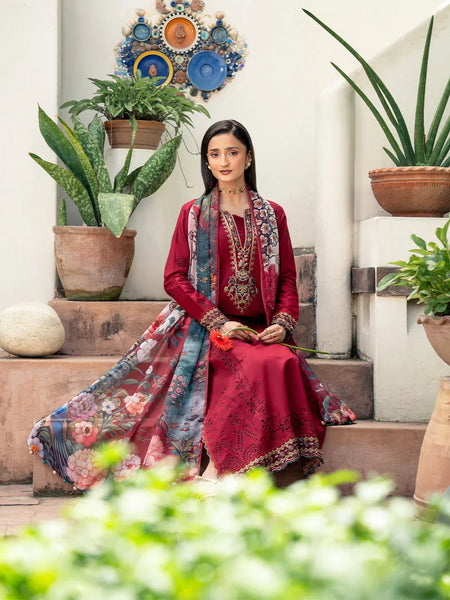Styleloft.pk Mahrosh By Izel Unstitched Embroidered Lawn 3Pc Suit 3PC