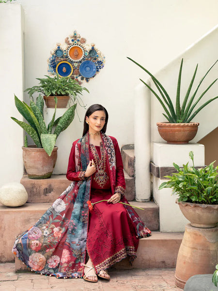 Styleloft.pk Mahrosh By Izel Unstitched Embroidered Lawn 3Pc Suit 3PC