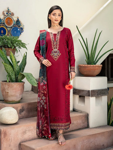 Styleloft.pk Mahrosh By Izel Unstitched Embroidered Lawn 3Pc Suit 3PC