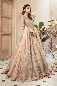 Styleloft.pk Maria B Couture Powder Pink Party Wear 3Piece Net Embroidered Dress 3 PIECE