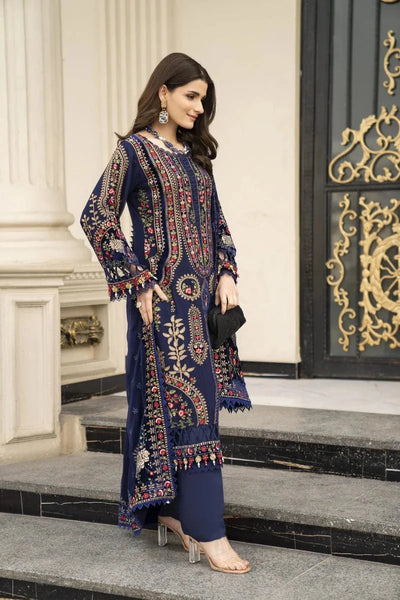 Styleloft.pk Maria B Embroidered Dhanak Suit Unstitched 3 Piece - Winter Collection 3 PIECE