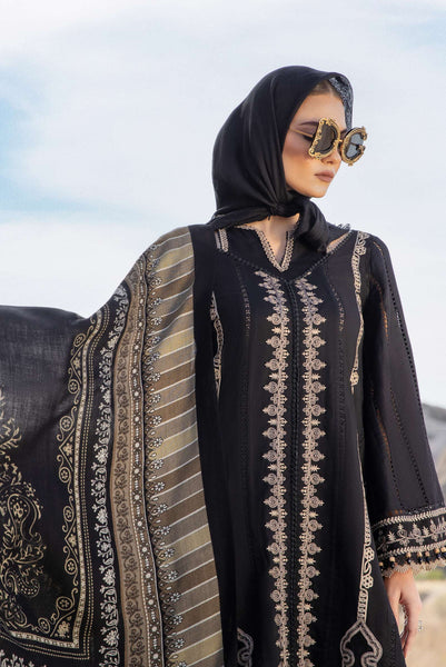 Styleloft.pk Maria B Embroidered Dhanak Unstitched 3-Piece Suit 3 PIECE