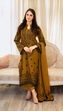 Styleloft.pk Maria B Embroidered Dhanak Unstitched Piece Suit - Premium Winter Collection 3 piece
