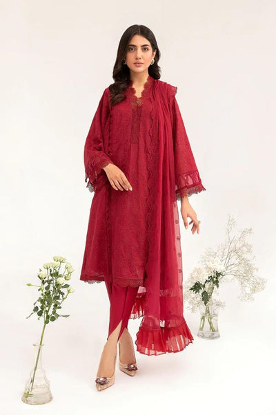Styleloft.pk Maria B Embroidered Lawn Unstitched 3 Piece Suit LF-403-D - Spring / Summer Collection 3 PIECE