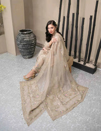 Styleloft.pk Maria B Embroidered Organza Suit Unstitched 3 Piece 3 piece