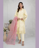 Styleloft.pk Maria  B Lawn Chicken Kari Embroidered Dress-3 Piece Unstitched Suit 3 PIECE