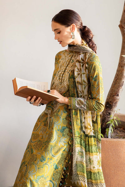 Styleloft.pk Maria B Unstitched Digital Print 3PC Suit - Elegant Designer Wear 3 PIECE