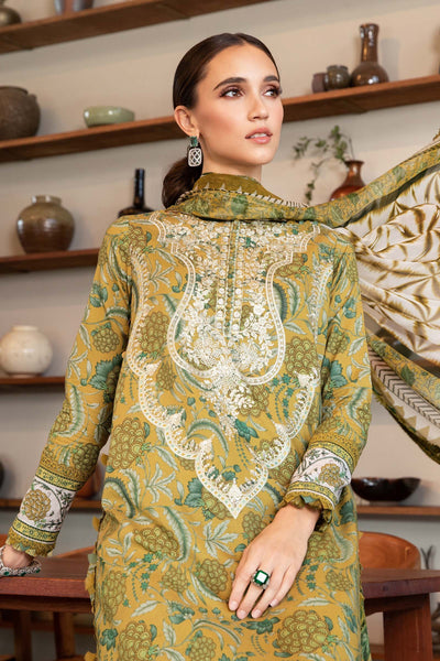 Styleloft.pk Maria B Unstitched Digital Print 3PC Suit - Elegant Designer Wear 3 PIECE